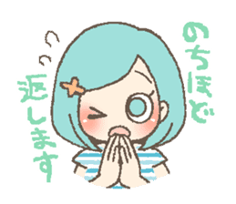 umi&momo&mikan sticker #7764425