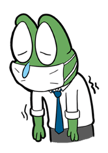 Mr. Green in boiling water sticker #7764778