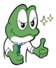 Mr. Green in boiling water sticker #7764783