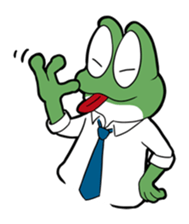 Mr. Green in boiling water sticker #7764785