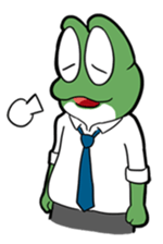 Mr. Green in boiling water sticker #7764801