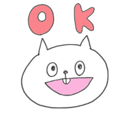 Say Hi To The Cat sticker #7766092