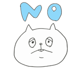 Say Hi To The Cat sticker #7766093