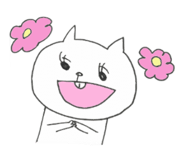 Say Hi To The Cat sticker #7766095