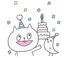 Say Hi To The Cat sticker #7766100