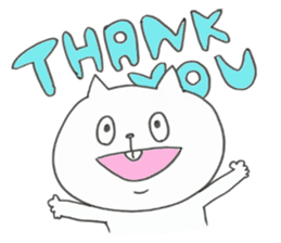 Say Hi To The Cat sticker #7766101