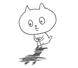 Say Hi To The Cat sticker #7766106