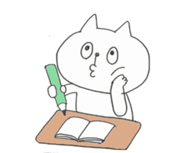 Say Hi To The Cat sticker #7766109