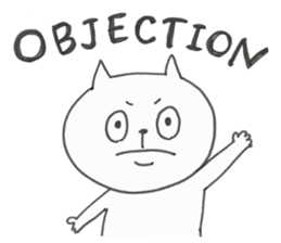 Say Hi To The Cat sticker #7766110