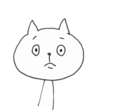 Say Hi To The Cat sticker #7766114