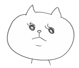 Say Hi To The Cat sticker #7766115