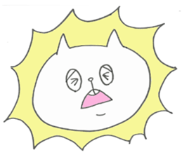Say Hi To The Cat sticker #7766126