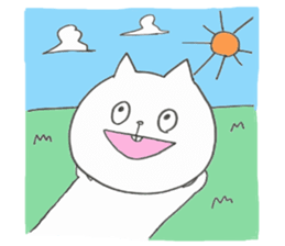 Say Hi To The Cat sticker #7766131