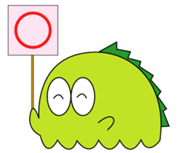 A little monster, KAWAGON sticker #7766453