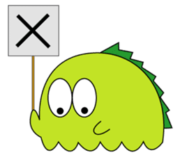 A little monster, KAWAGON sticker #7766455