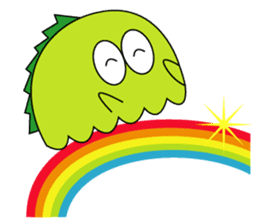 A little monster, KAWAGON sticker #7766459