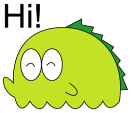 A little monster, KAWAGON sticker #7766472