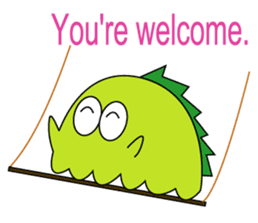 A little monster, KAWAGON sticker #7766479