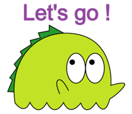 A little monster, KAWAGON sticker #7766480