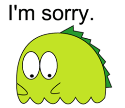 A little monster, KAWAGON sticker #7766486