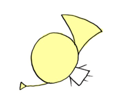 Horn sticker sticker #7767087