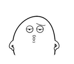 I am a grain of rice. (English) sticker #7767471