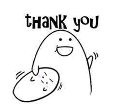 I am a grain of rice. (English) sticker #7767472