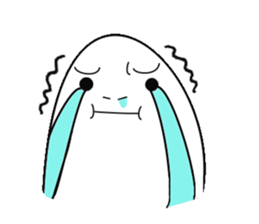 I am a grain of rice. (English) sticker #7767475