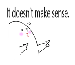 I am a grain of rice. (English) sticker #7767479