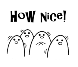 I am a grain of rice. (English) sticker #7767481