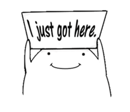 I am a grain of rice. (English) sticker #7767490