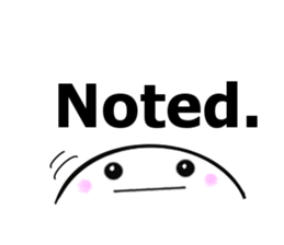 I am a grain of rice. (English) sticker #7767491