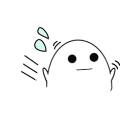 I am a grain of rice. (English) sticker #7767493