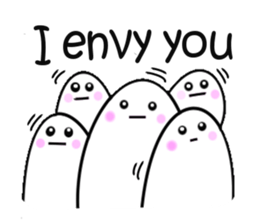 I am a grain of rice. (English) sticker #7767496