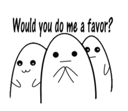 I am a grain of rice. (English) sticker #7767497