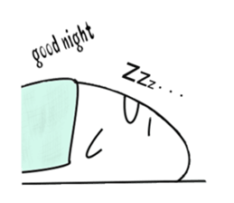 I am a grain of rice. (English) sticker #7767502