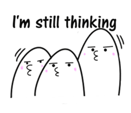 I am a grain of rice. (English) sticker #7767504