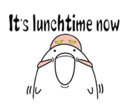 I am a grain of rice. (English) sticker #7767507