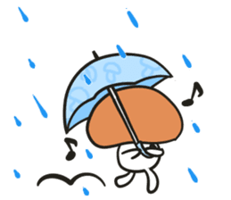 funny mushroom days lite(eng) sticker #7767512