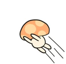 funny mushroom days lite(eng) sticker #7767514