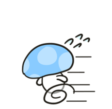 funny mushroom days lite(eng) sticker #7767517