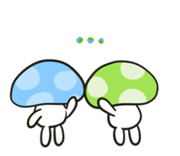 funny mushroom days lite(eng) sticker #7767520