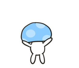 funny mushroom days lite(eng) sticker #7767522