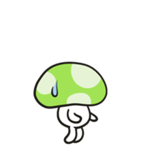 funny mushroom days lite(eng) sticker #7767526