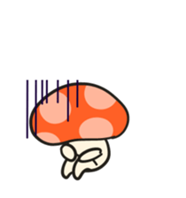 funny mushroom days lite(eng) sticker #7767535