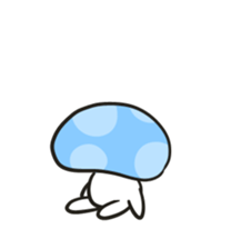 funny mushroom days lite(eng) sticker #7767538