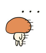 funny mushroom days lite(eng) sticker #7767539