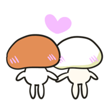 funny mushroom days lite(eng) sticker #7767542