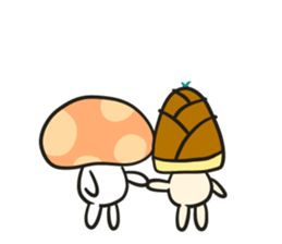 funny mushroom days lite(eng) sticker #7767546