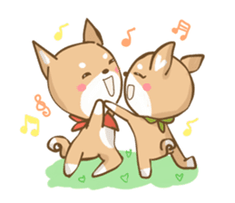 Hype&Hunny Shiba-Inu sticker #7767617
